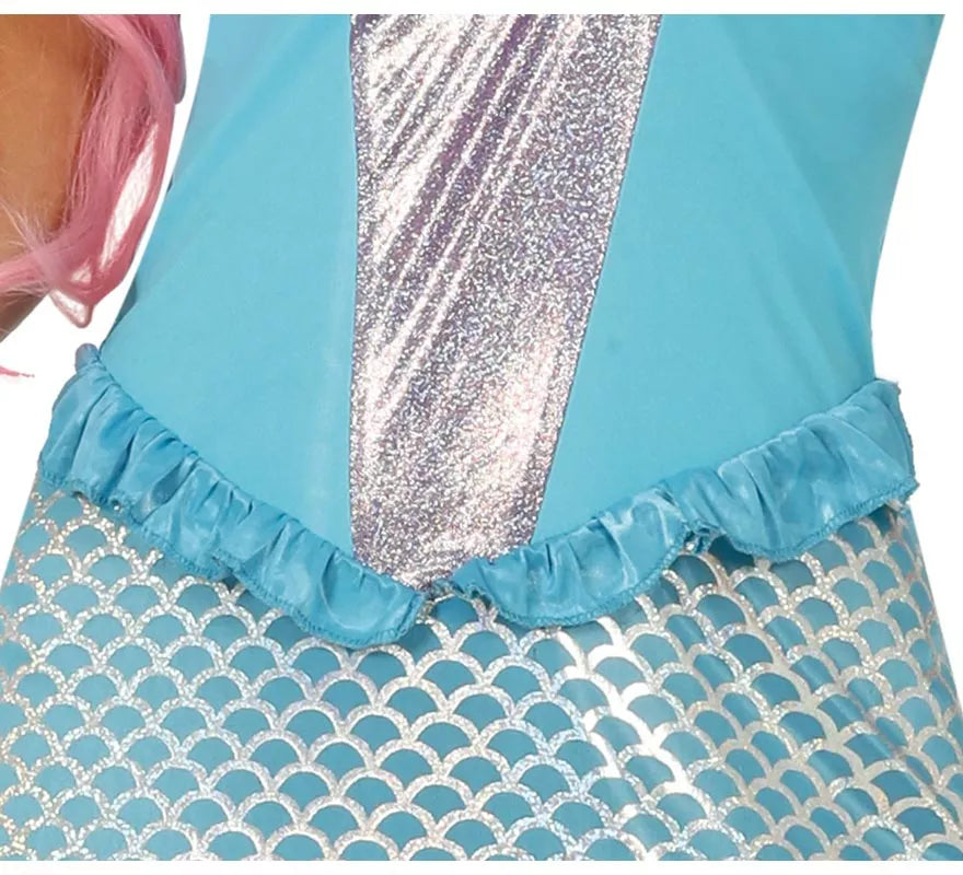 Translation missing: de.Disfraz de Sirenita Azul para mujer