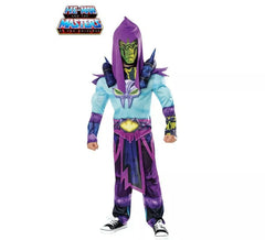 Deluxe He-Man Skelett-Kostüm mit Maske für Kinder