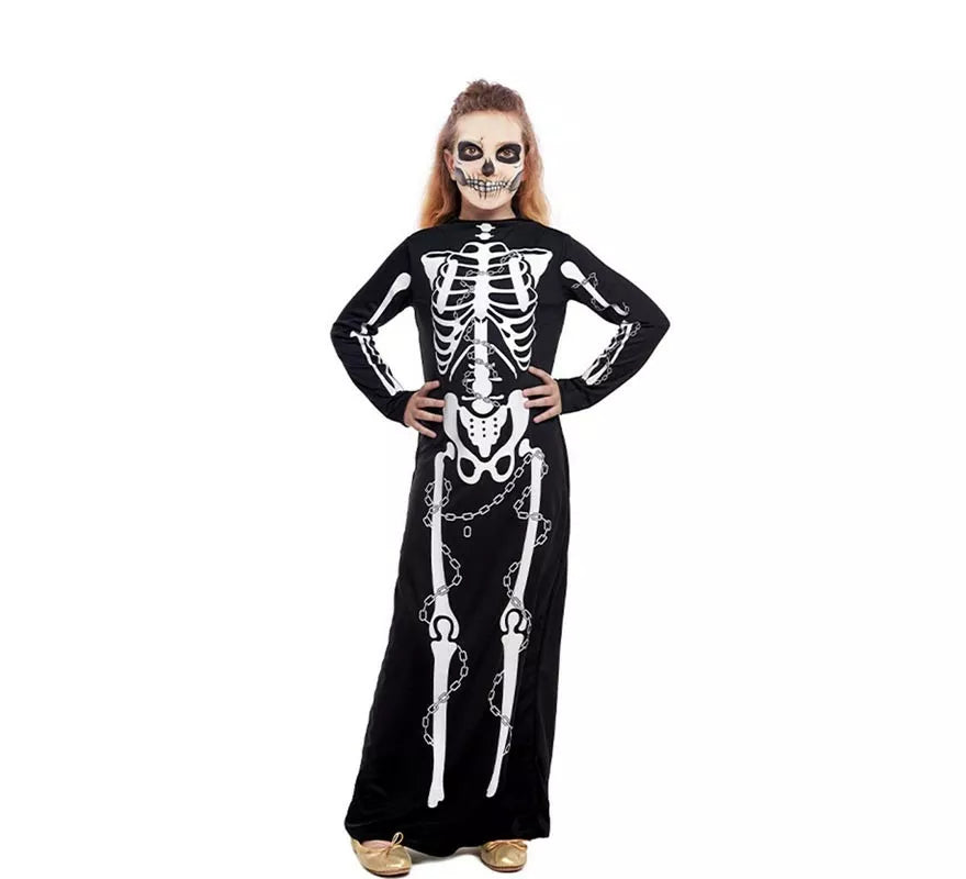 Translation missing: de.Disfraz de Skull Lady para niña