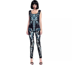 Totenkopf-Kostüm für Damen