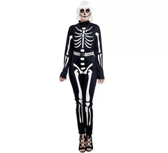 Totenkopf-Soldatenkostüm für Damen