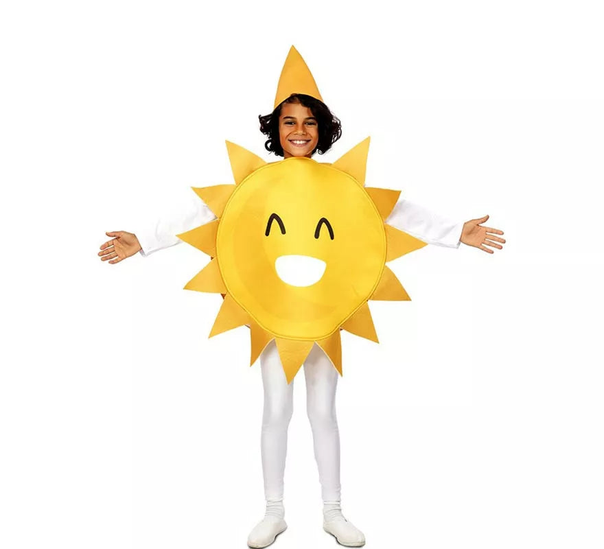 Translation missing: de.Disfraz de Sol Sonriente con gorro para niño