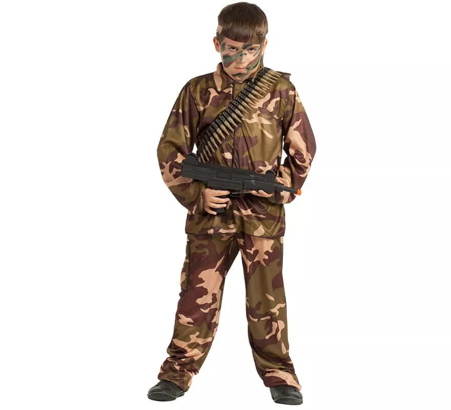 Translation missing: de.Disfraz de Soldado Camuflaje para niño