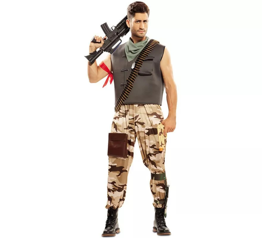 Translation missing: de.Disfraz de Soldado de Combate para hombre