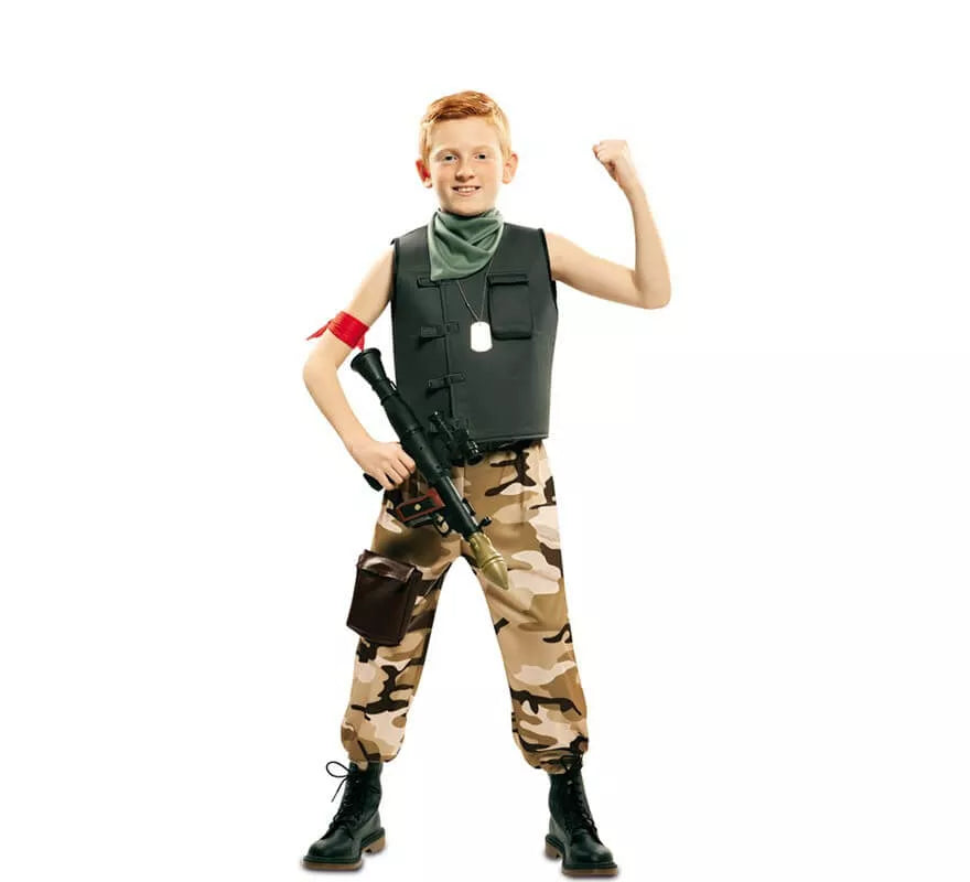 Translation missing: de.Disfraz de Soldado de Combate para niño