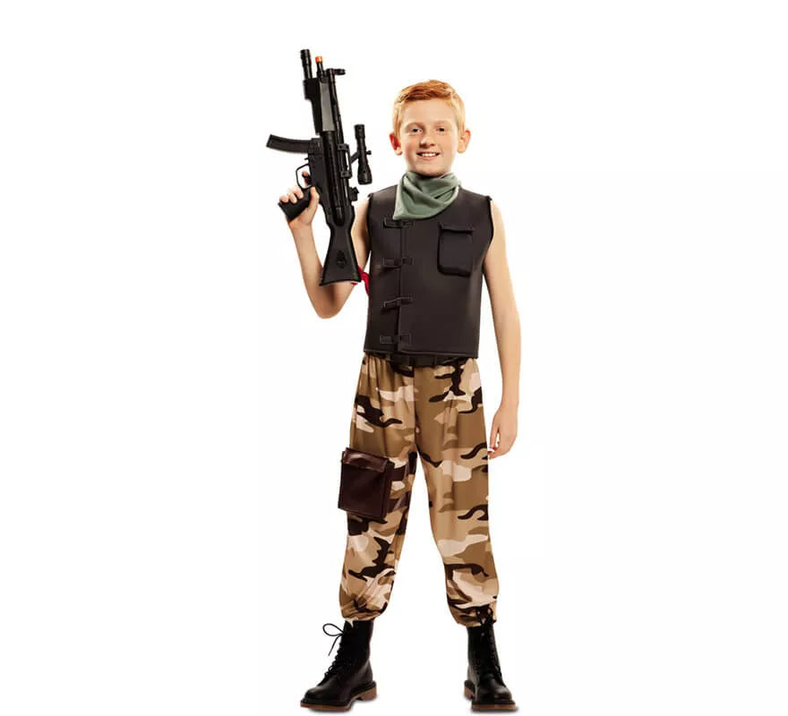 Translation missing: de.Disfraz de Soldado de Combate para niño