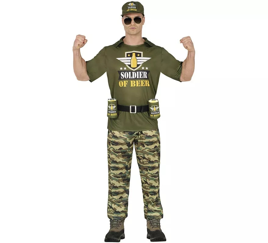 Translation missing: de.Disfraz de Soldado de la Cerveza para hombre