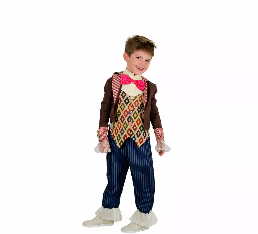 Translation missing: de.Disfraz de Sombrerero Loco con chaqueta para niño