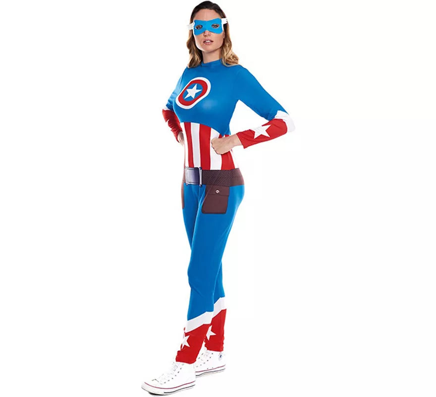 Translation missing: de.Disfraz de Star Heroína Americana para mujer