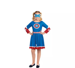 American Star Heroine Kostüm für Mädchen