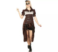 Disfraz de Steampunk a Rayas para mujer