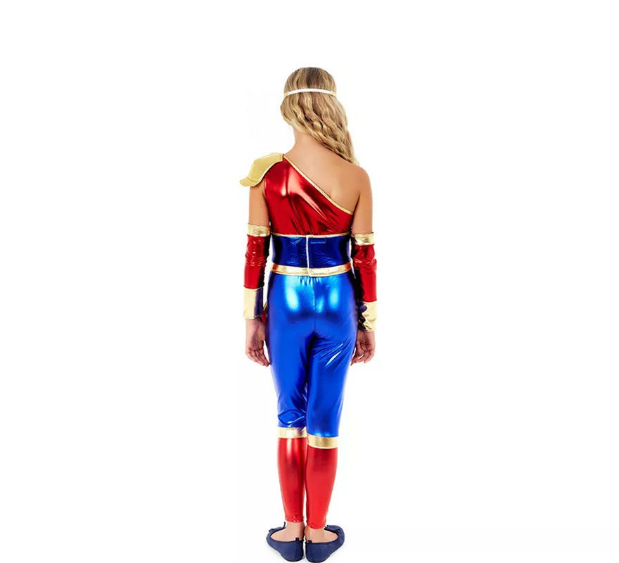 Translation missing: de.Disfraz de Super Guerrera Amazónica para niña