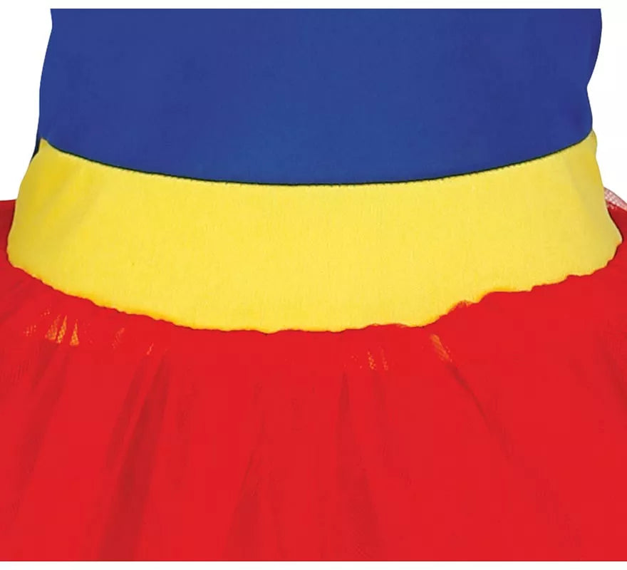 Translation missing: de.Disfraz de Súper Heroína Azul y Rojo con tutú para niña