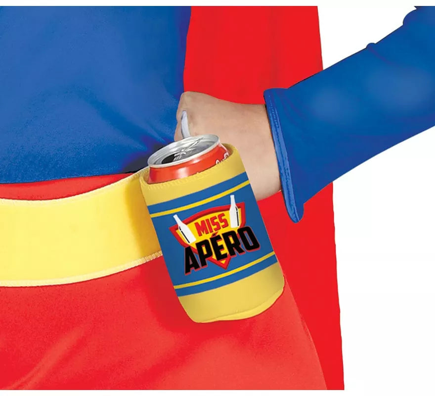 Translation missing: de.Disfraz de Super Heroína con bebidas para mujer