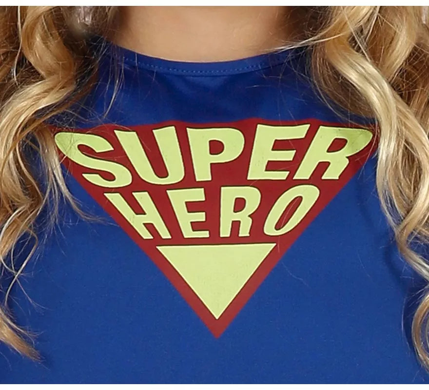 Translation missing: de.Disfraz de Super Heroína con falda para niña