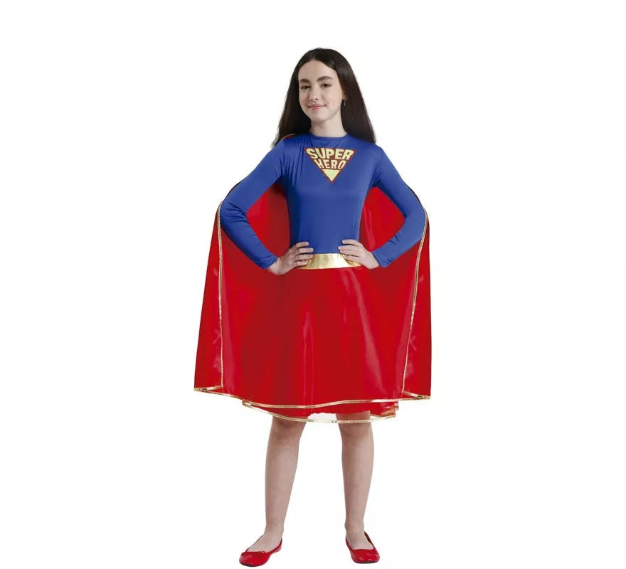 Translation missing: de.Disfraz de Super Heroína Criptoniana para adolescente