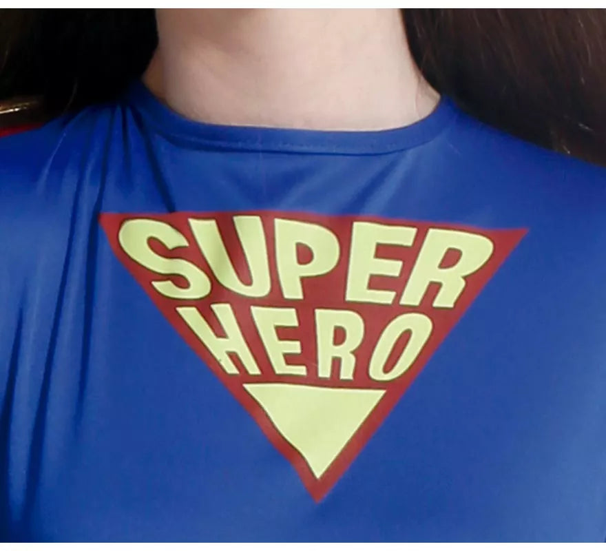 Translation missing: de.Disfraz de Super Heroína Criptoniana para adolescente