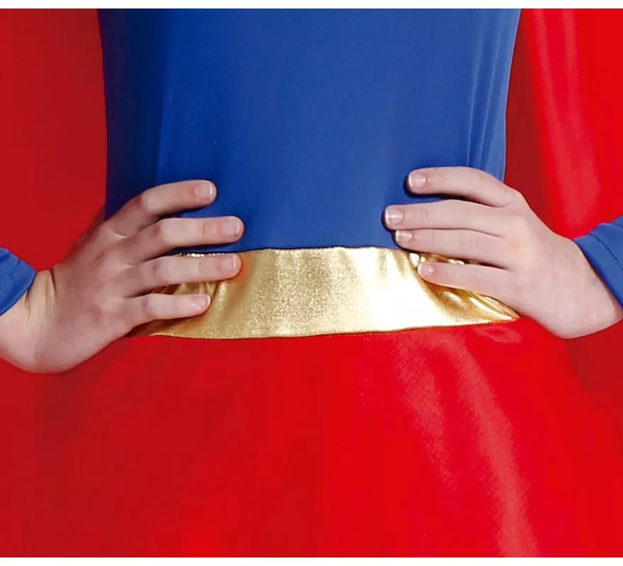 Translation missing: de.Disfraz de Super Heroína Criptoniana para adolescente
