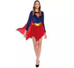 Kryptonian Super Heroine Kostüm für Damen