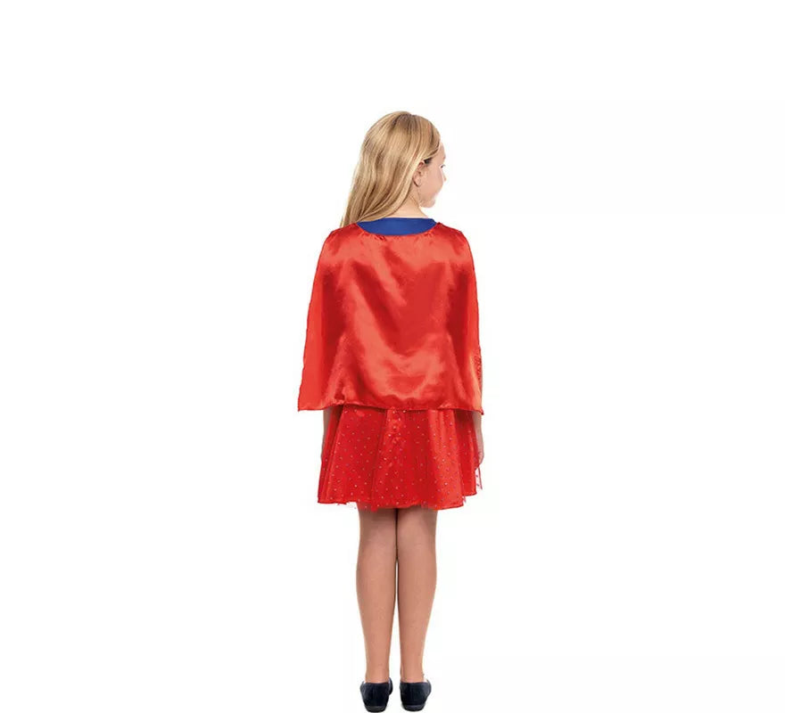 Disfraz de Super Heroína Kriptoniana para niña