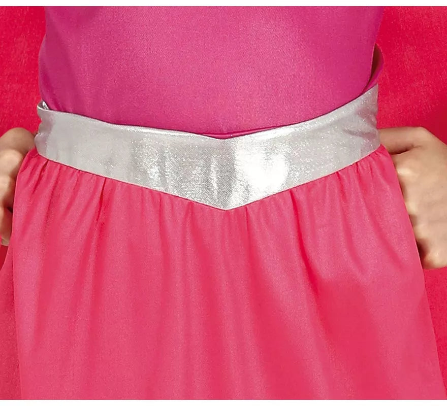 Translation missing: de.Disfraz de Super Heroína Rosa para niña