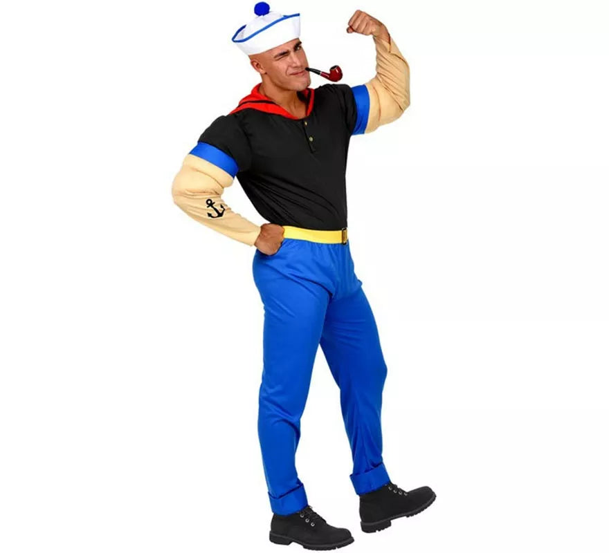 Disfraz de Súper Marinero Forzudo para hombre