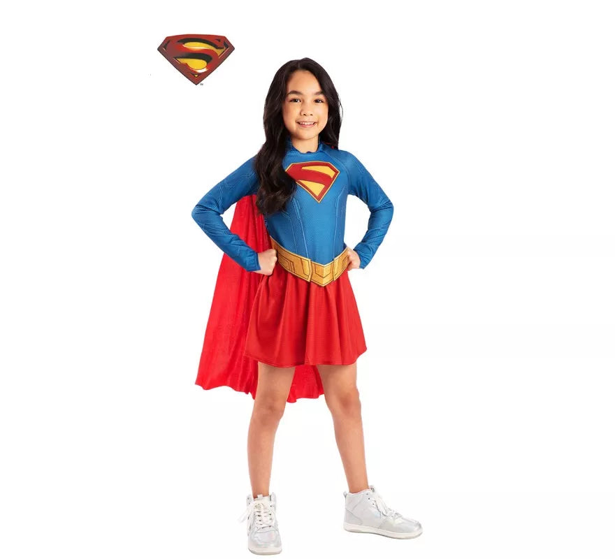 Translation missing: de.Disfraz de Supergirl Clásico para niña