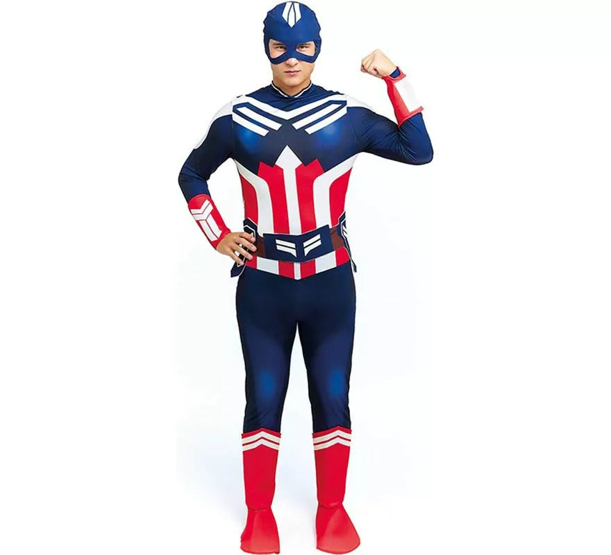 Translation missing: de.Disfraz de Superhéroe americano para hombre