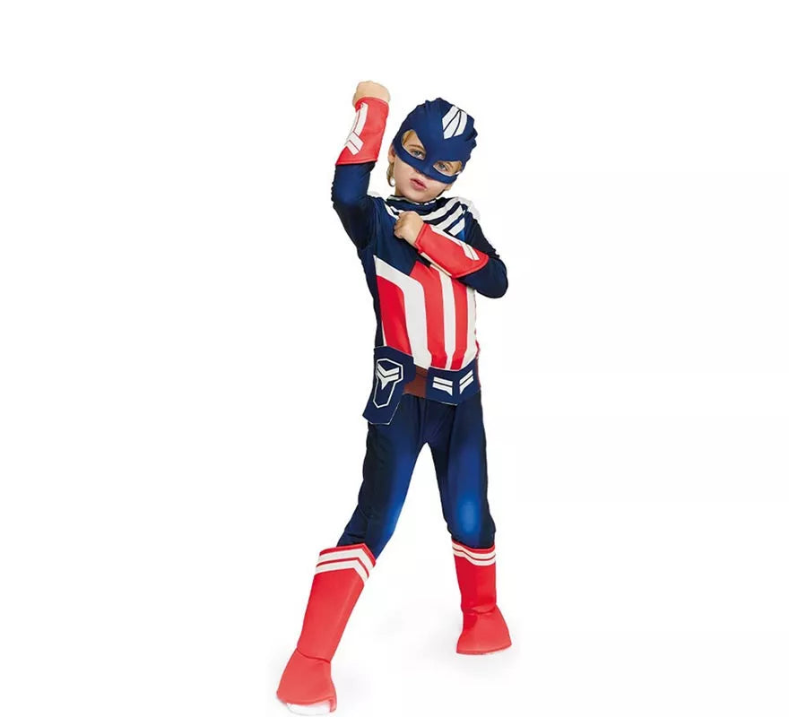 Translation missing: de.Disfraz de Superhéroe americano para niño