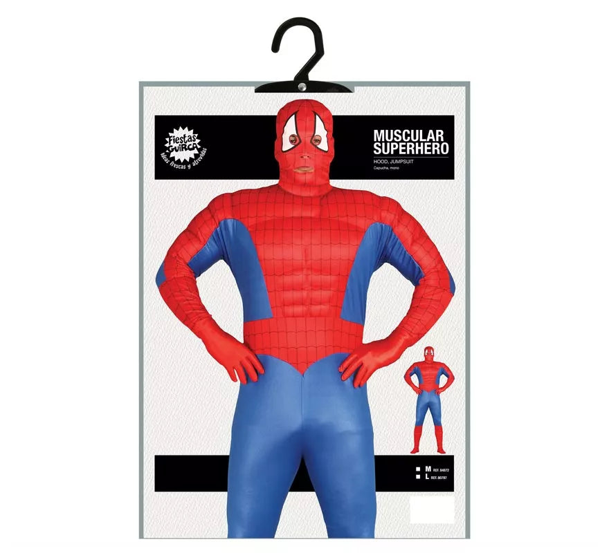 Disfraz de Superhéroe Arácnido musculoso para hombre