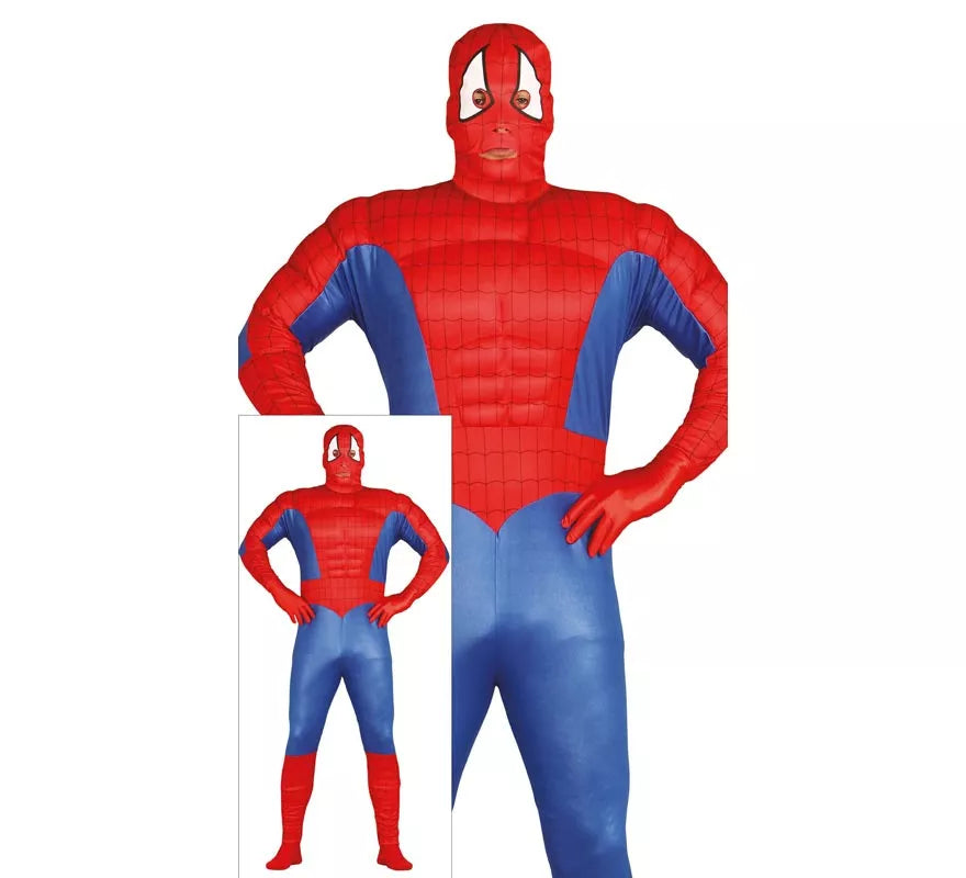 Disfraz de Superhéroe Arácnido musculoso para hombre