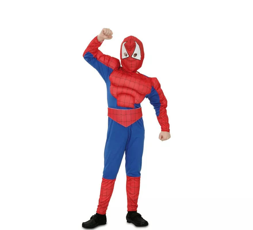 Translation missing: de.Disfraz de Superhéroe Arácnido musculoso para niño