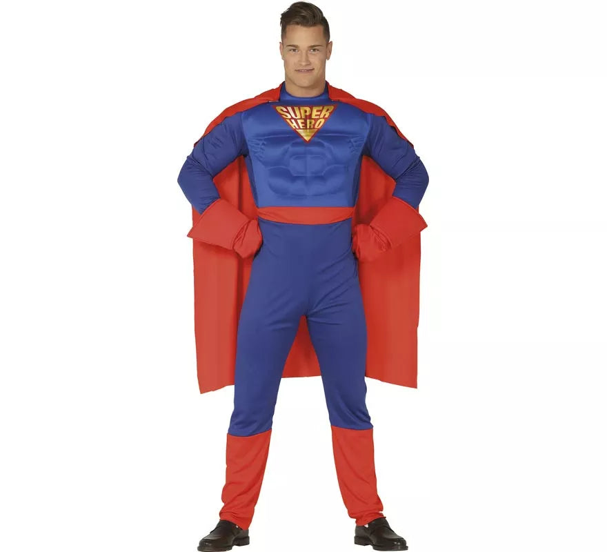 Translation missing: de.Disfraz de Superhéroe Azul para hombre