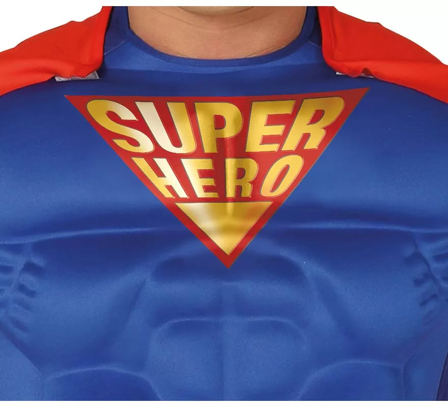 Translation missing: de.Disfraz de Superhéroe Azul para hombre
