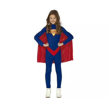 Disfraz de Superhéroe Azul para niños