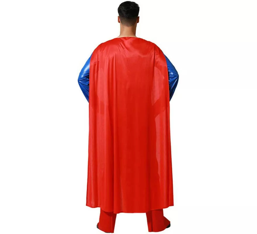 Translation missing: de.Disfraz de Súperheroe azul y rojo para hombre