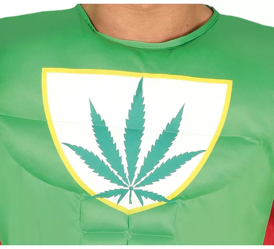 Disfraz de Superhéroe Marihuana para hombre