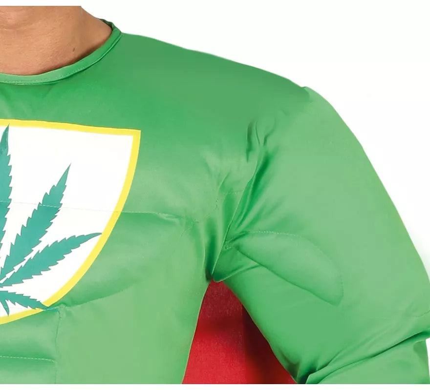 Translation missing: de.Disfraz de Superhéroe Marihuana para hombre