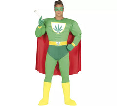 Marihuana Superheld Kostüm für Herren