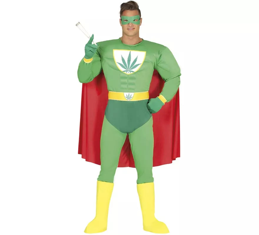 Translation missing: de.Disfraz de Superhéroe Marihuana para hombre