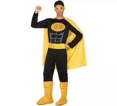 Super Black Hero Kostüm für Herren