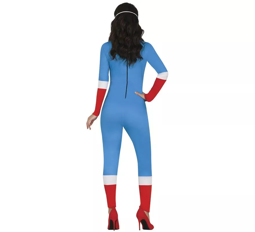 Translation missing: de.Disfraz de Superheroína Capitana Azul para mujer