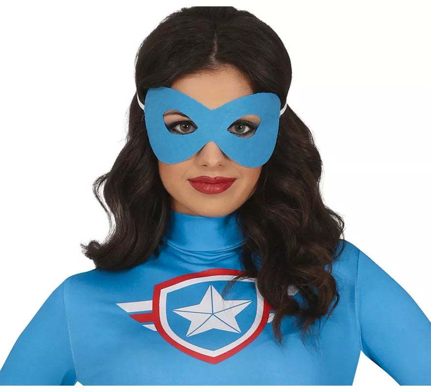 Translation missing: de.Disfraz de Superheroína Capitana Azul para mujer