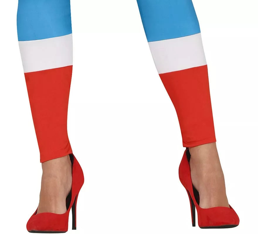 Translation missing: de.Disfraz de Superheroína Capitana Azul para mujer