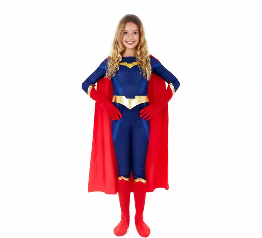 Translation missing: de.Disfraz de Superheroína Premium para niña