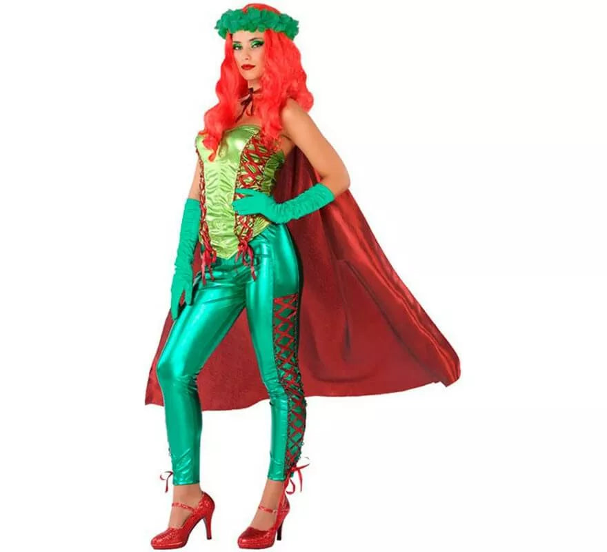 Translation missing: de.Disfraz de Superheroína verde para mujer