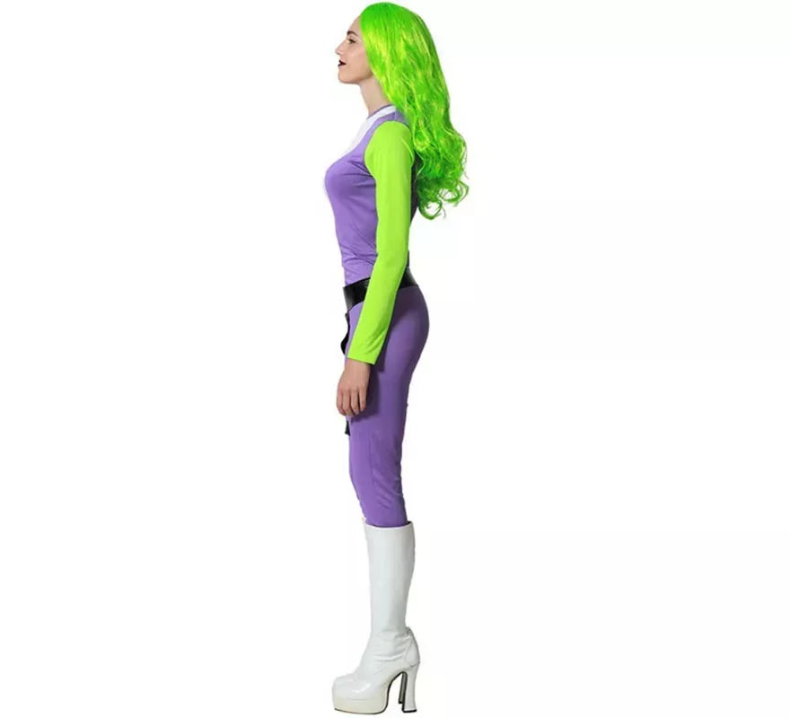 Translation missing: de.Disfraz de Superheroína verde para mujer