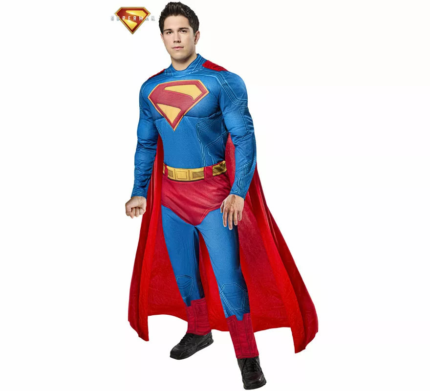 Translation missing: de.Disfraz de Superman Deluxe para hombre