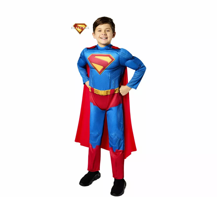 Translation missing: de.Disfraz de Superman Deluxe para niño