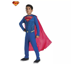 Superman Justice League Opp Kostüm mit Umhang für Kinder